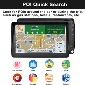 Innocruise X20H 7 Zoll GPS-Navigationsgeräte für Auto/LKW/Wohnmobil 2025 mit Europakarte – Sprachführung, POI- & Geschwindigkeitswarnung, lebenslange kostenlose Kartenupdates