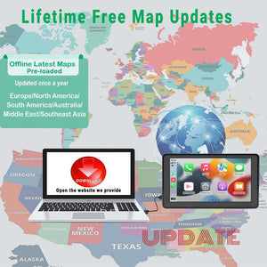 Innocruise X20H 7 Zoll GPS-Navigationsgeräte für Auto/LKW/Wohnmobil 2025 mit Europakarte – Sprachführung, POI- & Geschwindigkeitswarnung, lebenslange kostenlose Kartenupdates